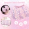 B-COOL BCOOL Sequin Fabric by The Yard 5MM Iridescent Mermaid Glitter Fabric 1 Yard Pink Sparkly Fabric for Wedding Costumes Mermaid Tail Sewing Dress Tablecloth DIY Crafts