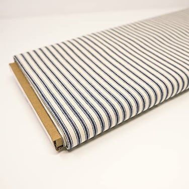 Roc-lon ROClon 100 Cotton 4445 Wide Woven Ticking Fabric for Sewing Quilt Craft Home Dcor Cut by Yard Stripe Navy