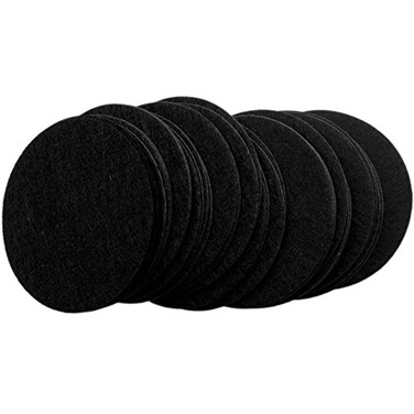Playfully Ever After 3 Inch Black 30pc Stiff Felt Circles