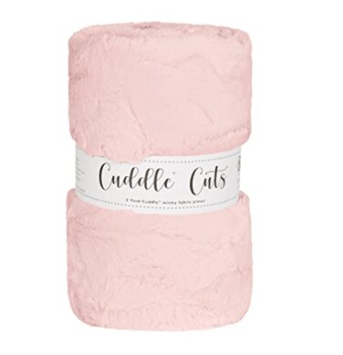 Shannon FABRICS Shannon Fabrics Luxe Cuddle Cut 2YdHide Rosewater Fabric 60 Inches
