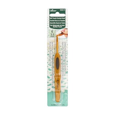 Clover Soft Touch 35mm Crochet Hooks Size E 1005E