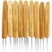 GXXMEI 9PCS Dreadlock Crochet Hook for Hair Dreadlock Needle Tool for Braid Craft Dread Locks Crochet Needles 05mm 075mm 1mm 175mm