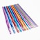 HIBAMSTOR 14PCS Aluminum Crochet Hooks Knitting Needles with Ergonomic Handles for Arthritic Hands 20mm25mm30mm35mm40mm45mm50mm55mm60mm65mm70mm80mm90mm100mm
