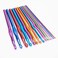 HIBAMSTOR 14PCS Aluminum Crochet Hooks Knitting Needles with Ergonomic Handles for Arthritic Hands 20mm25mm30mm35mm40mm45mm50mm55mm60mm65mm70mm80mm90mm100mm