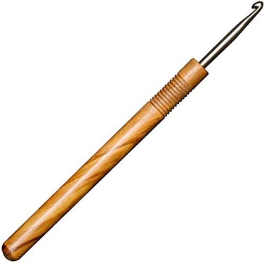 addi Premium Olive Wood Crochet Hook US 10125mm