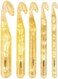 HOOYee Big Huge Crochet Hook Set Size 12mmO15mmPQ18mm20mmS25mmTUX 5Pcs Large Crochet Hooks Needles for Giant Easy Chunky Yarn Carpet Scarf Bulky Wool Roving Weaving