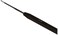 KnitPro Steel SingleEnded Crochet Hook with Black Soft Handle 150 mm