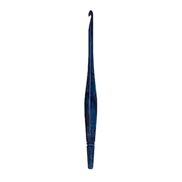 Ommi Crochet Ommi Ergonomic Handle Crochet Hooks Handcrafted 7 Crochet Hook Knitting Needle Craft Yarn Weave Best Gift Blue 10 mm