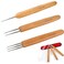 AliLeader 05mm Dreadlock Crochet Needle for Interlocking Dreadlocks 3PcsSet