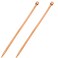 Arbootjin 2 Pcs Knitting Needles Set Straight Single Pointed Knitting Needle Length 14 Inch Knitting Supplies Knitting Needles for Beginners Handmade 8 mm