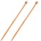 Arbootjin 2 Pcs Knitting Needles Set Straight Single Pointed Knitting Needle Length 14 Inch Knitting Supplies Knitting Needles for Beginners Handmade 8 mm