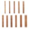 Hilitand 55pcsSet Knitting Needles Kit Carbonized Bamboo Double Pointed Needles Set in 11 Sizes 13cm51in 20mm50mm
