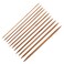 Hilitand 55pcsSet Knitting Needles Kit Carbonized Bamboo Double Pointed Needles Set in 11 Sizes 13cm51in 20mm50mm