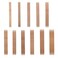 Hilitand 55pcsSet Knitting Needles Kit Carbonized Bamboo Double Pointed Needles Set in 11 Sizes 13cm51in 20mm50mm