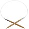 ChiaoGoo Circular 16 inch 41cm Bamboo Dark Patina Knitting Needle Size US 15 10mm 201615