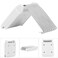 Mollytek 2PcsSet Knitting Claw Weight Universal Claw Hanger Weights for Brother Silver Reed Singer Knitting Machine Accessories DIY Handmade Sewing Tools Accessory A