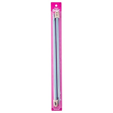 Susan Bates 1111413 14Inch Silvalume Single Point Knitting Needle 9mm Blue