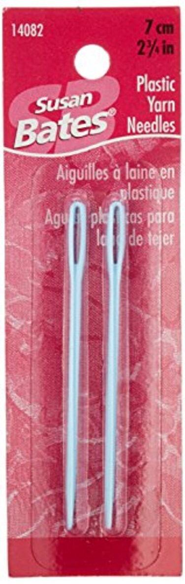 Susan Bates 14082 2Pack Plastic Yarn Knitting Needle 234Inch
