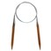 Weabetfu Bamboo Circular Knitting Needle32inch Length for Handmade Creative DIY and Any Weave Yarn ProjectsUS Size 118mm
