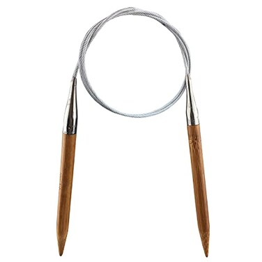 Weabetfu Bamboo Circular Knitting Needle32inch Length for Handmade Creative DIY and Any Weave Yarn ProjectsUS Size 118mm