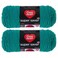 Red Heart Bulk Buy Super Saver 2Pack Jade 7 oz Each Skein