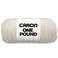 Caron One Pound Solids Yarn 4 Medium Worsted Gauge 100 Acrylic 6 oz Off White For Crochet Knitting Crafting
