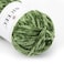 NICEEC 2 Skeins Soft Chenille Yarn Blanket Yarn for Knitting Fancy Yarn for Crochet Weaving DIY Craft Total Length 2255m 2279yds 2150gArmy Green