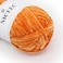 NICEEC 2 Skeins Soft Chenille Yarn Blanket Yarn for Knitting Fancy Yarn for Crochet Weaving DIY Craft Total Length 2255m 2279yds 2150gOrange