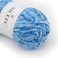 NICEEC 3 Skeins Soft Chenille Yarn Blanket Yarn for Knitting Fancy Yarn for Crochet Weaving DIY Craft Total Length 385m 393yds 350gBlue