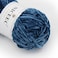 NICEEC 3 Skeins Soft Chenille Yarn Blanket Yarn for Knitting Fancy Yarn for Crochet Weaving DIY Craft Total Length 385m 393yds 350gNavy Blue