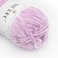 NICEEC 3 Skeins Soft Chenille Yarn Blanket Yarn for Knitting Fancy Yarn for Crochet Weaving DIY Craft Total Length 385m 393yds 350gPurple
