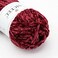 NICEEC 3 Skeins Soft Chenille Yarn Blanket Yarn for Knitting Fancy Yarn for Crochet Weaving DIY Craft Total Length 385m 393yds 350gSauce Red