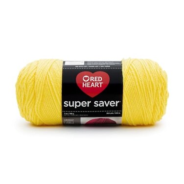Red Heart RED HEART Super Saver Yarn Bright Yellow