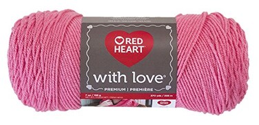 Red Heart With Love Yarn Bubblegum