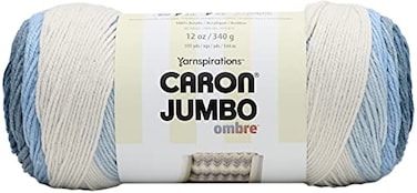 Caron Yarn Jumbo Print OMB Faded Jean