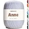 CÃRCULO CIRCULO Anne Yarn for Crocheting Knitting 100 Mercerized Brazilian Virgin Cotton Soft Fingering Weight 547 Yds 519 Oz Color 8001 White