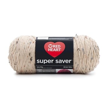 Red Heart Super Saver Yarn Buff Fleck