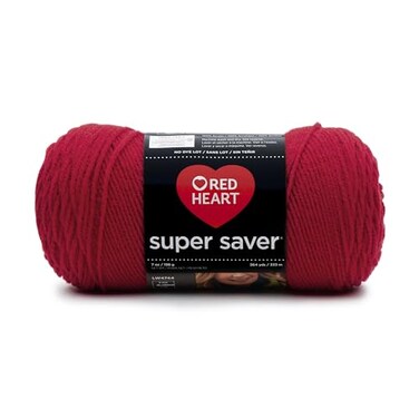 Red Heart E3000319 Super Saver Economy Yarn Cherry Red