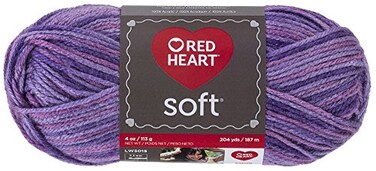 Red Heart Soft Yarn Plummy