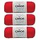 Caron Simply Soft 3Pack Yarn 3oz Gauge 4 Medium Worsted 100 Acrylic Red Machine Wash Dry