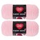 Red Heart Bulk Buy Super Saver 2pack Baby Pink 7 oz each skein