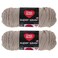 Red Heart Bulk Buy Super Saver 2Pack Oatmeal 7 oz Each Skein