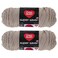 Red Heart Bulk Buy Super Saver 2Pack Oatmeal 7 oz Each Skein