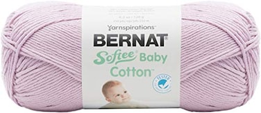 Bernat Softee Baby Cotton YARN Soft Plum