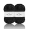 NICEEC 2 Skeins Soft Chenille Yarn Blanket Yarn for Knitting Fancy Yarn for Crochet Weaving DIY Craft Total Length 2255m 2279yds 2150gBlack