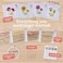 Kraftex Stamped Cross Stitch Kits for Beginners Flower Theme 675 Inch 4 Pack 1 x Embroidery Hoop Embroidery Needlepoint Patterns for Adults Includes Poppy Rose Sunflower and Pansy