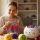 Evovee Cat Yarn Bowl for Knitting Cute Ceramic Knitting Bowl Extra Large Ceramic Yarn Bowl Crochet Accessories Yarn Holder Storage Gift for Knitters Funny