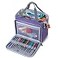 LUXJA Luxja Crochet Tote Bag Yarn Storage Bag for Small Unfinished Projects Crochet Hooks and Other Accessories Purple