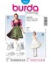 burdastyle Burda Sewing pattern 7057 Folklore Dress Young