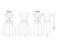 Butterick BUTTERICK PATTERNS B5747 MisseMisse Petite Dress and Belt Size B5 810121416